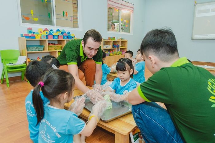 Khu vui chơi sáng tạo tại Trường Mầm non Times Garten