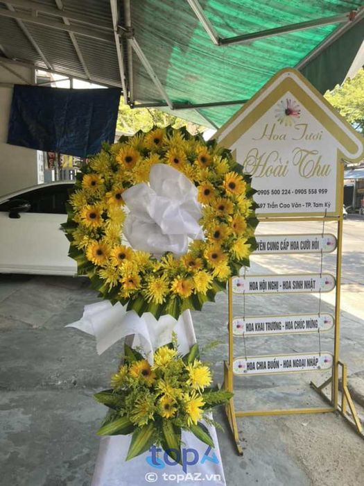 Hoài Thu Flower - Địa chỉ vàng cho dịch vụ hoa viếng đám tang uy tín tại TP. Tam Kỳ