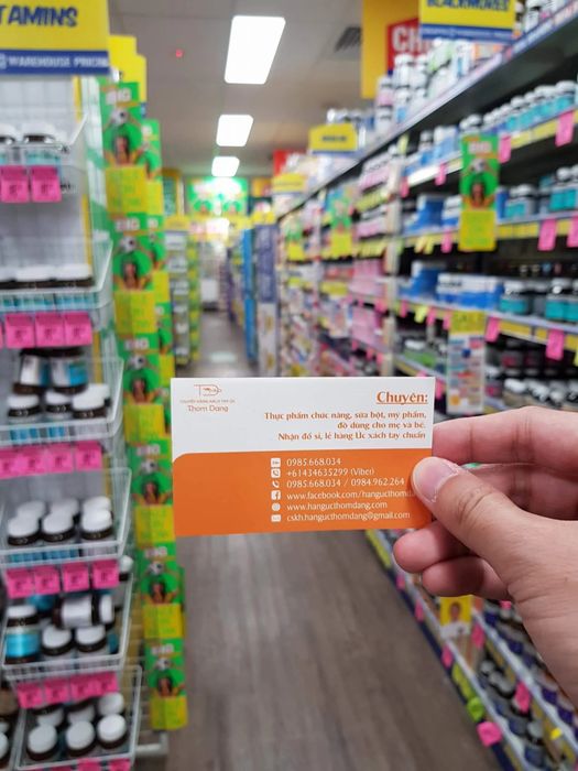 Hình ảnh không gian mua sắm tại Hàng Úc Thom Dang