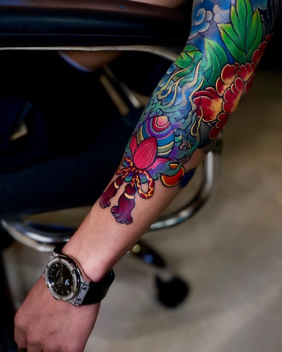 Tác phẩm nghệ thuật ấn tượng tại Quốc Hoàn Tattoo - Ảnh 1