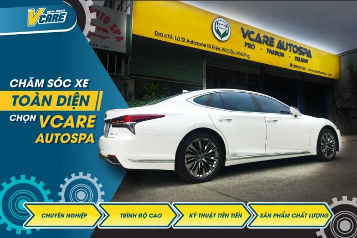 Hình ảnh không gian sang trọng tại VCare AutoSpa