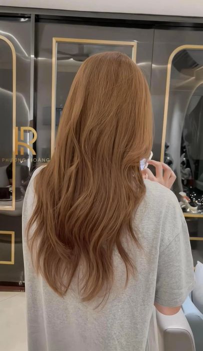 Tác phẩm nhuộm tóc nghệ thuật tại Phương Hoàng Hair Salon