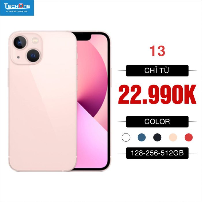 Bộ sưu tập iPhone 13 series chính hãng tại TechOne - Sự lựa chọn hoàn hảo