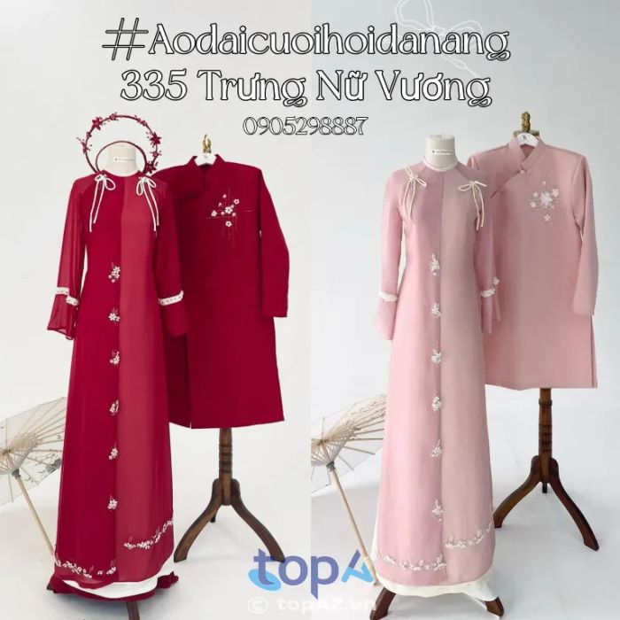 Áo Dài Cưới Hỏi Đà Nẵng - thương hiệu uy tín mang đến những mẫu áo dài cưới hỏi đẹp mê hồn.