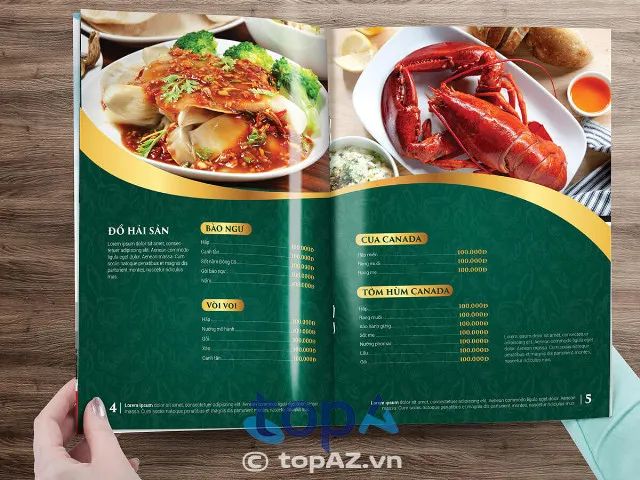 Menu Đẹp - Địa chỉ vàng cho dịch vụ thiết kế và in ấn menu cao cấp tại TP.HCM