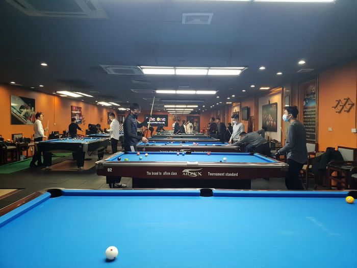 Không gian sang trọng tại The One Billiard Club