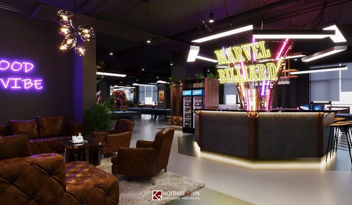 Ảnh 1 - Không gian sang trọng tại Marvel Billiard Club