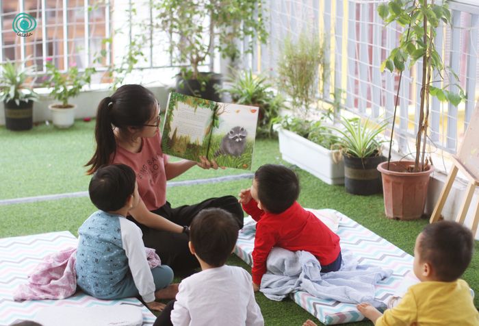 Lớp học tràn ngập ánh sáng tự nhiên tại Trường Mầm non Lalala