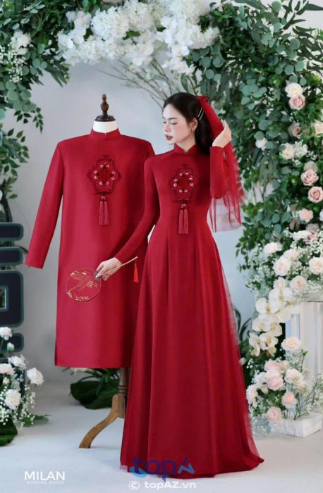 MiLan Studio - điểm đến lý tưởng cho những thiết kế áo dài cưới hỏi đậm chất nghệ thuật, nơi tôn vinh nét đẹp duyên dáng và sang trọng của người phụ nữ Việt