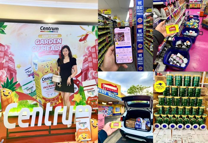 Hình ảnh không gian mua sắm tại Australia Mart