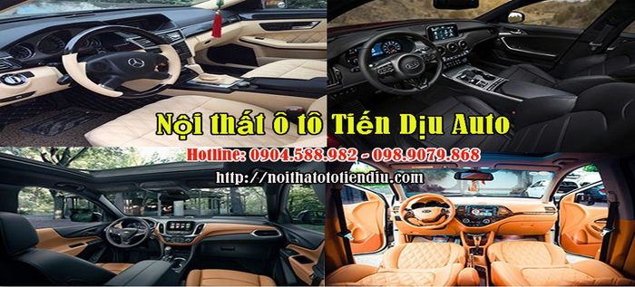 Hình ảnh thực tế các mẫu nội thất cao cấp tại TIẾN DỊU AUTO