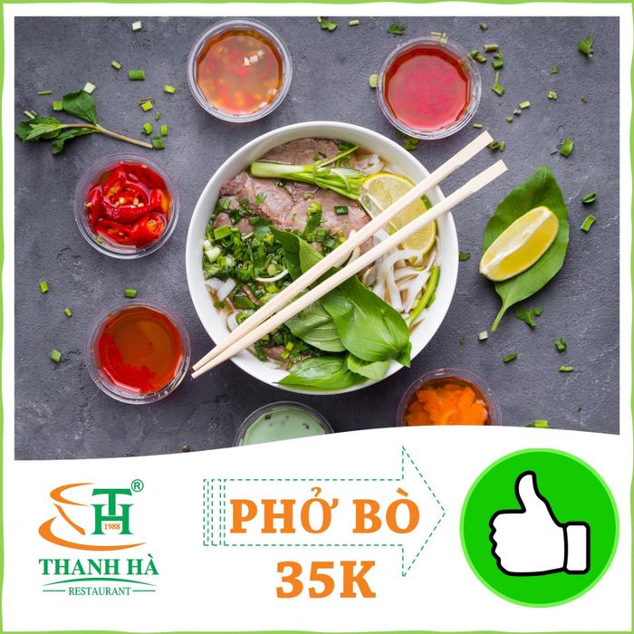 Không gian ấm cúng và tinh tế tại Nhà hàng Phở Thanh Hà