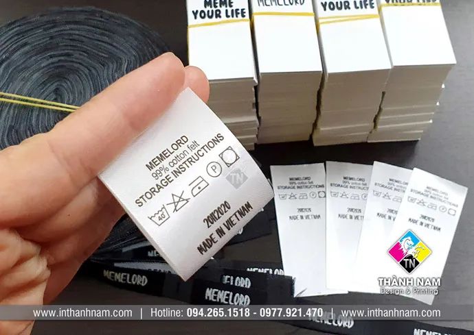 Hình ảnh thực tế sản phẩm in mác từ xưởng Thành Nam