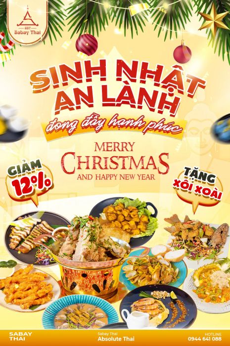 Không gian ấm cúng đậm chất Thái tại SBT Sabay Thai