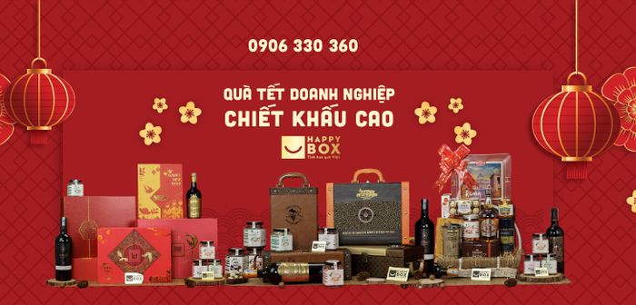 Hình ảnh những mẫu hộp quà Tết tinh tế từ Happybox