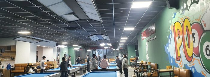 Không gian sang trọng tại Bean Billiards Club