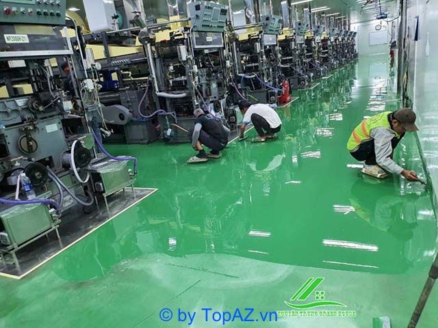 Dịch vụ sơn Epoxy nhà xưởng chất lượng cao tại Bến Tre