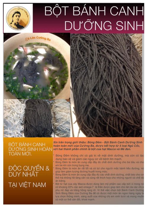 Bột bánh canh Dưỡng Sinh Cường Ba – Món ngon bổ dưỡng