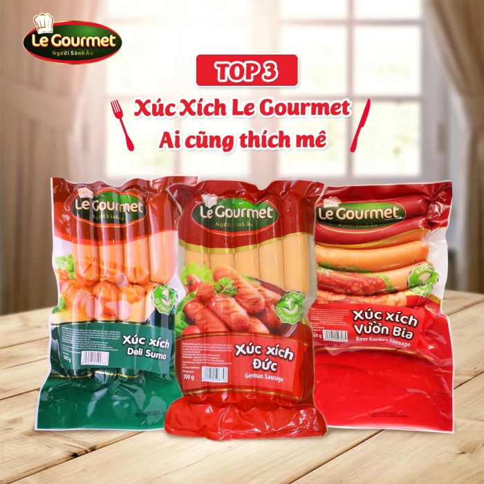 Xúc xích Le Gourmet - Hình ảnh 1