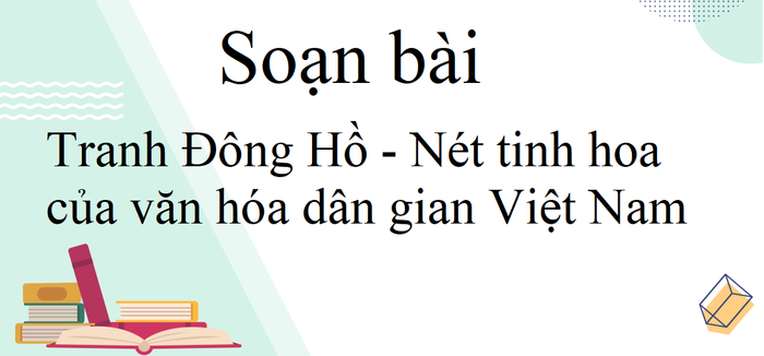 Tác phẩm minh họa sống động về nghệ thuật tranh Đông Hồ (Nguồn: internet)