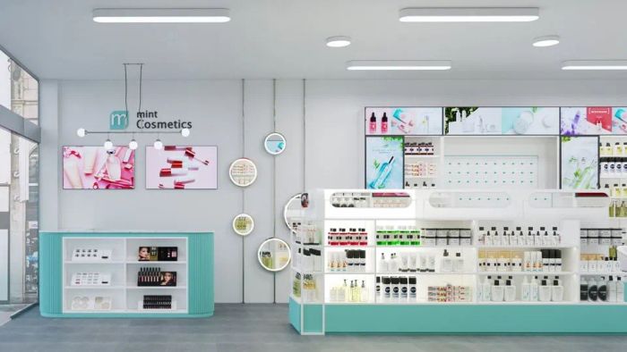 Mint Cosmetics - Không gian mua sắm đầy cảm hứng