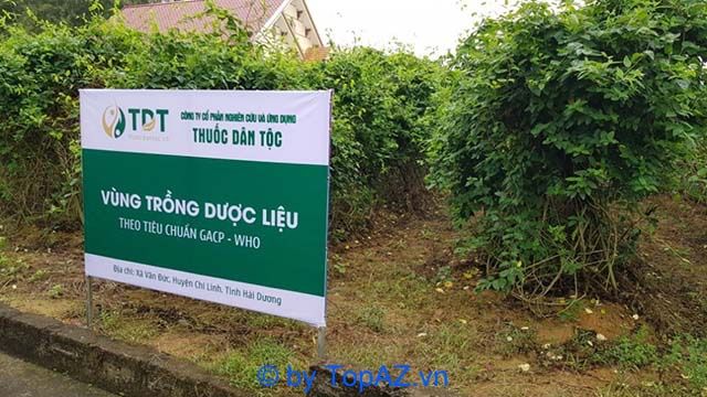 Hệ thống vườn dược liệu sạch đạt chuẩn GACP-WHO của Thuốc Dân Tộc
