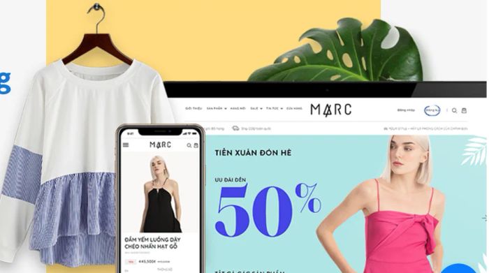 Haravan – Ảnh giao diện website hiện đại, tối ưu đa thiết bị
