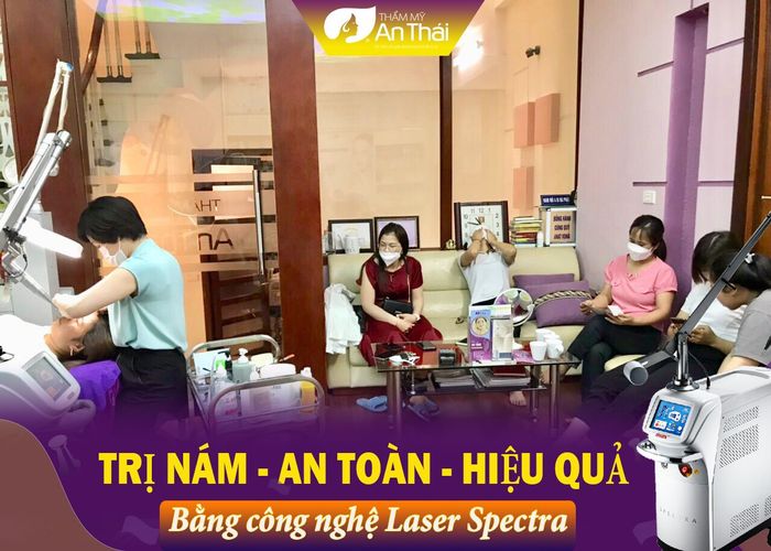 Không gian điều trị hiện đại tại Thẩm Mỹ An Thái