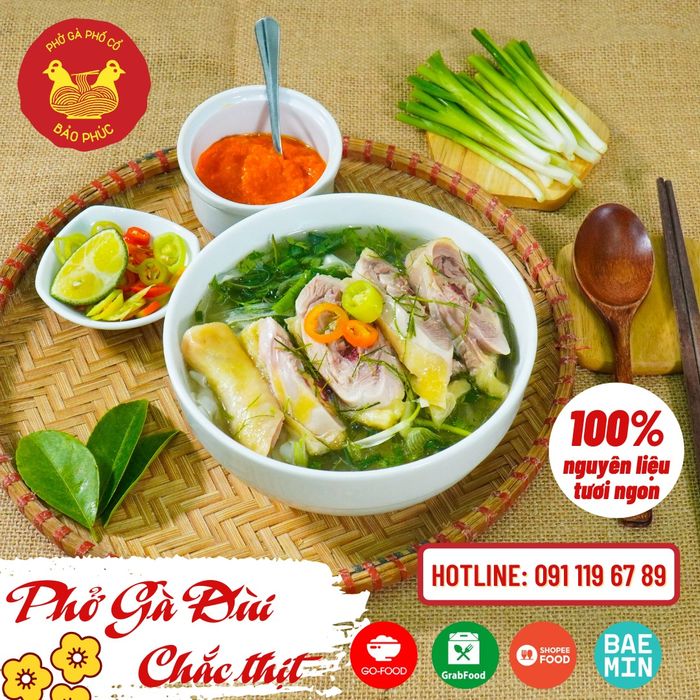 Phở Gà Phố Cổ Bảo Phúc - Bát phở vàng ươm quyến rũ