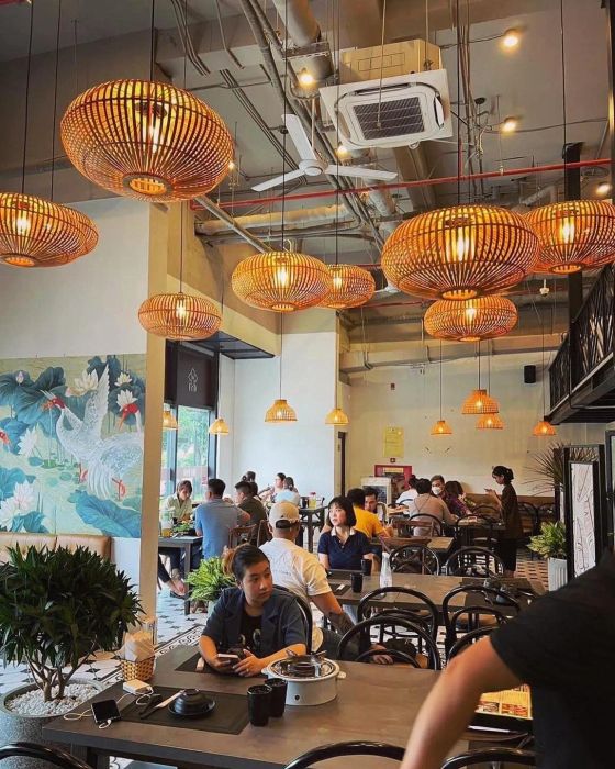 Không gian ấm cúng tại King BBQ
