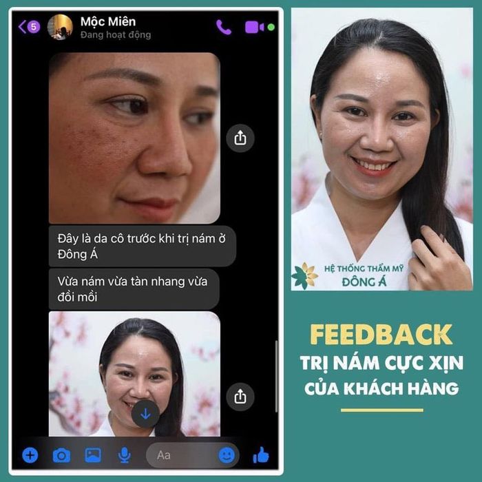 Không gian sang trọng tại Thẩm Mỹ Viện Đông Á