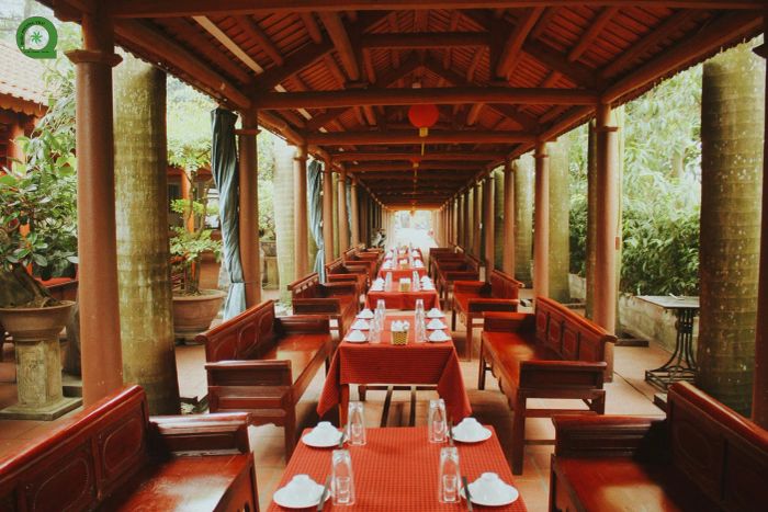 Không gian ấm cúng tại nhà hàng