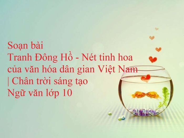 Tranh minh họa nghệ thuật Đông Hồ (Nguồn tham khảo từ internet)