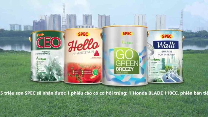 Sơn Spec - Bảng màu đa dạng 800 sắc độ