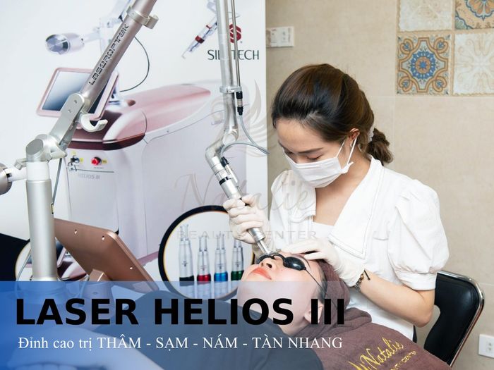 Hệ thống máy móc hiện đại tại Natalie Beauty Center