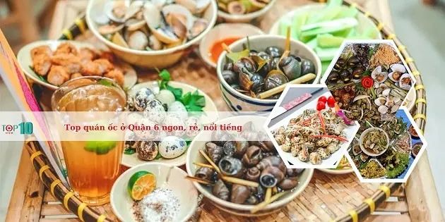 Các quán ốc nổi bật tại Quận 6