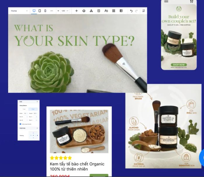 Haravan – Giao diện website trực quan, dễ tùy chỉnh