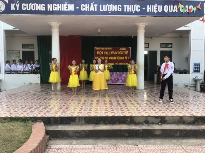 Góc nhìn ấn tượng về Trường THCS Tuyết Nghĩa