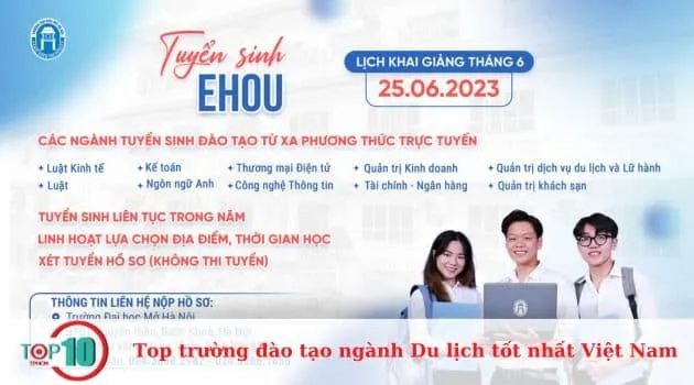 Đại học Mở Hà Nội - Địa chỉ vàng đào tạo ngành Du lịch