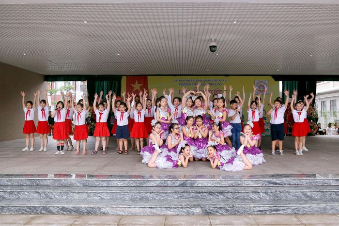 Không gian xanh - hiện đại tại Trường Tiểu học Nghĩa Đô