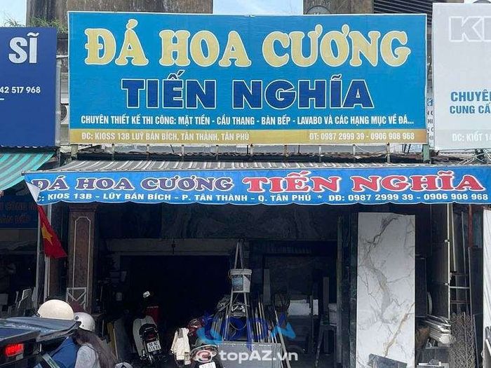 Đá Hoa Cương Tiến Nghĩa tại Quận Tân Phú