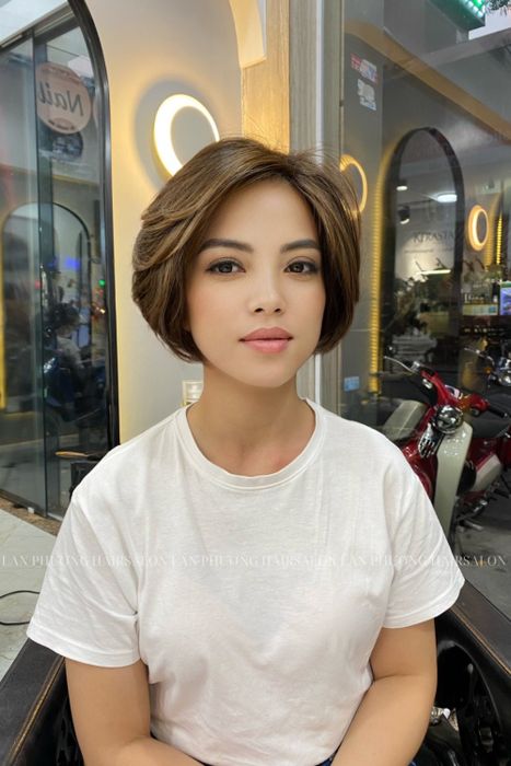 Tác phẩm tóc ngắn nghệ thuật tại Hair Salon Lan Phương