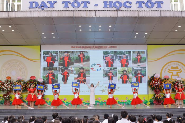 Không gian xanh mát cùng cơ sở vật chất hiện đại tại Trường Tiểu học Dịch Vọng B