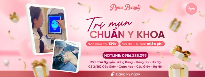 Không gian trị liệu đẳng cấp tại Pyna Beauty Spa - Cầu Giấy