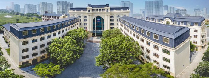 Hình ảnh Trường Nguyễn Siêu - Không gian học tập lý tưởng với kiến trúc hiện đại giữa khuôn viên xanh mát