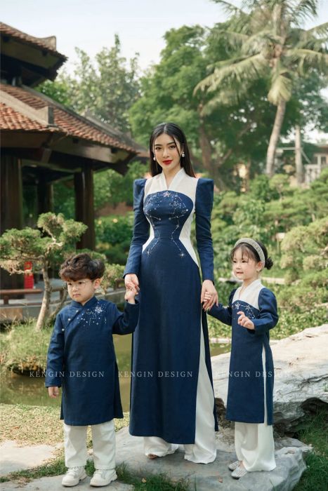 Áo Dài Mẹ và Bé Kengin hình ảnh 1