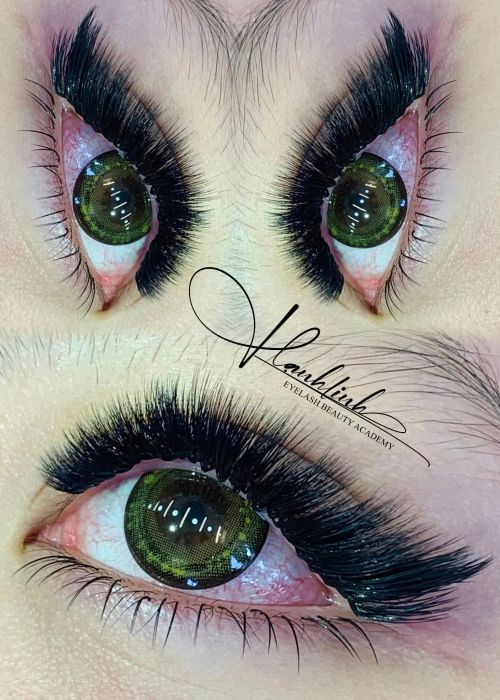 Hình ảnh thực tế lớp học tại Hạnh Linh Eyelash