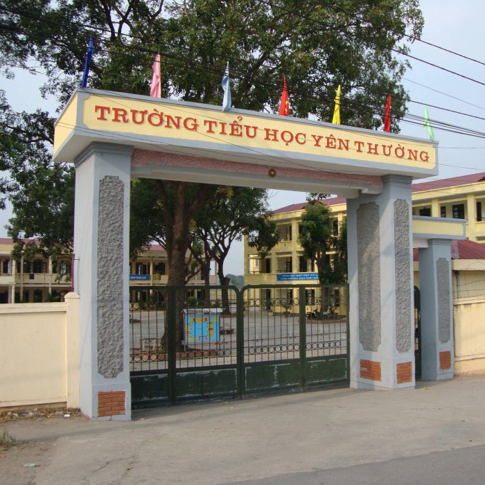 Hình ảnh Trường Tiểu học Yên Thường – Khuôn viên xanh mát, hiện đại và thân thiện
