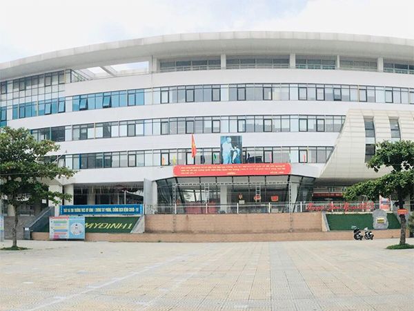 Không gian xanh mát tại Trường Tiểu học Mỹ Đình 1