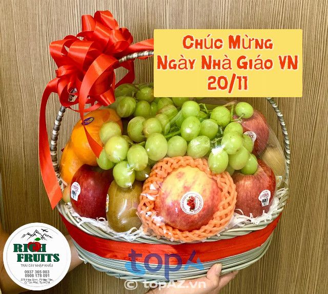địa chỉ uy tín bán giỏ trái cây chất lượng tại quận Tân Phú